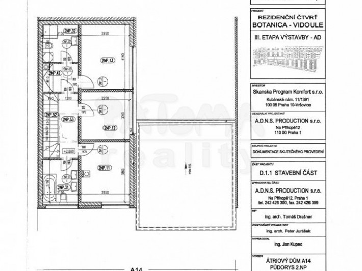 Семейный дом 109 м2, участок 237 м2, Прага 5 - Йинонице фото 12